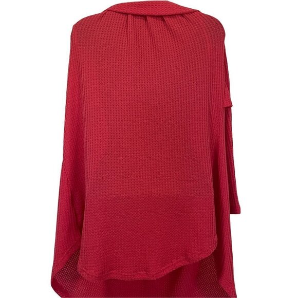 Dressfo Sweater Cold Off Shoulder Flowy Blouse Tunic Knit Straps Size L - Picture 5 of 7